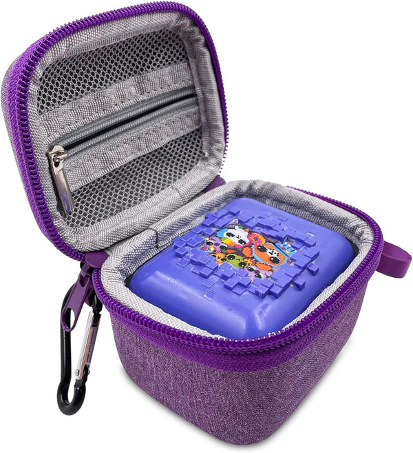 Hard Carrying EVA Case for Bitzee Interactive Toy, Protective Storage for 15 Animals Virtual Electronic Pet (Purple)