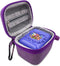 Hard Carrying EVA Case for Bitzee Interactive Toy, Protective Storage for 15 Animals Virtual Electronic Pet (Purple)