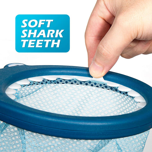 No Hole Mold Free Bath Toys for Toddlers 1-3, Water Toys with Storage Bag, Baby Shark Pool and Shower Gifts