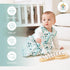 Cute Castle 0-6 100% 2-Way 0.5 (3 Pack Baby Sleep Sack Months - Lightweight Cotton Zipper TOG Infant Wearable Blanket