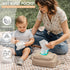 G4Free Pack Small Diaper Bag for Baby Girl and Boy, Mini Sling Diaper Bag Fanny with Portable Changing Pad