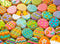 Wobehsk Easter Colorful Cookie Egg Puzzle - Wooden 500 Piece Puzzle for Adults