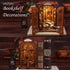 CUTEBEE Book Nook Kit - DIY Miniature House Dollhouse Kit for Adult and Teens, Booknook Bookshelf Decor Alley Model