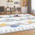 Motherly Haven 79x71 Foldable Baby Play Mat for Floor, Extra Large Reversible