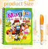 14 Pack Water Coloring Books, Reusable Water Doodle Book Toys, Educational Learning Kits Gifts for Toddlers