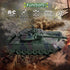 Glorryearst 1:28 9 RC Tank Scale Channel Remote Control Toy with Realistic Sounds and Lights,Radio Control Military