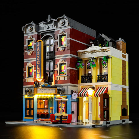 ManKiaPro LED Light Kit for Lego 10312 Jazz Club Building Blocks Model (Lights Only, No Lego Set)