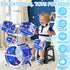 PaLeyFer Set Upgraded Kids Drum for Toddlers w/ Light (All Plastic), Musical Gifts Toys for Boys Girls, Kids Jazz Drum