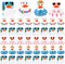 Honoson 36 Pcs Summer Beach Rubber Duckies Bulk Mini Rubber Duck Bath Toys