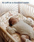 33x20 2 Pack Bassinet Sheets Compatible with Baby Delight Beside Me Dreamer Bassinet, for Baby Bedside Sleeper