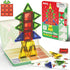 26 3-5+, Travel Magnetic Tiles for Kids, PCs Mini Magnetic Building Blocks with Festive Iron Storage Box, STEM Travel
