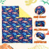 Cloele 3 Piece Dinosaur Crib Bedding Set for Boys and Girls - Soft Comforter, Quilt, Toddler Pillowcase