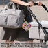 PYBUG Candy Round Pacifier Storage Case, Polyester & TPU Lined with Hook Buckle, Pacifier Container Box for Baby