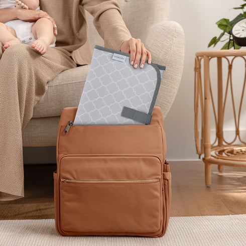 Compact Baby Organizer with Changing Pad - Comfy Cubs Diaper Caddy Bundle