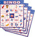 Iconikal 32 Player Bingo Game Set, Patriotic, American Flag, America Map, Independence