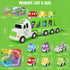 7-in-1 2 3 4 5 17" 6 2-5, Toddler Truck Toys for Year Old Boys - Longer Transport Eco Carrier Truck with Cute Pull Back
