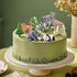 Toymany 12PCS Baby Figurines Forest Animals, Realistic Woodland Figures Toys Includes Elephant, Giraffe, Mountain Lion,