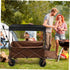 INOOMP Wagon Canopy Accessories - Sunshade & Rain Cover for Strollers and Wagons