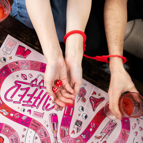 DRUNK IN LOVE Date Night Board Game - Cuffed - The Date Night Party Game for Couples - Great Gift Ideas for Adults.