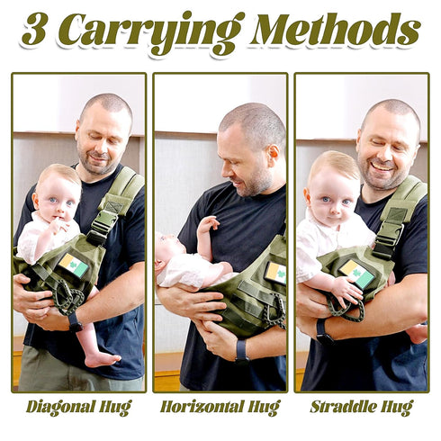 3-48 10-30Ibs Baby Sling Carrier, Adjustable Non-Ship Hip Seat Toddler Carriers with Carabiners for Months Infants Boys