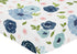Sweet Jojo Designs Navy Blue and Pink Watercolor Floral Fitted Crib Sheet for Baby or Toddler Bed - Blush, Green, White