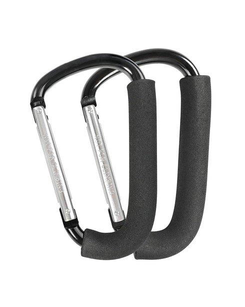 2 Pack Stroller Hooks, 6.3" Large Clip for Hanging Bags and Shopping, Stroller Accessories for Mommy