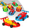 PROLOSO Pull Back Go Kart Racing Cars - Friction Powered Kids Birthday Party Favors, Goodie Bag Fillers, Class Prizes -