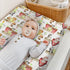 32"/34" 16" HawSkgFub Farm Animals Life Barn Changing Pad Cover for Baby Girls Boys, Natural Cow Chicken Pig Horse