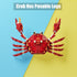 Ocean Animal Building Blocks (242PCS), Deep Sea Creatures Building Toy Set for Kids, Boys and Girls Crab