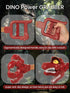 2 16.9'' PCS Dinosaur Grabber Toy, Dino Grabber Claw for Kids, Durable Plastic Dinosaur Claws Pickup Tool, Children