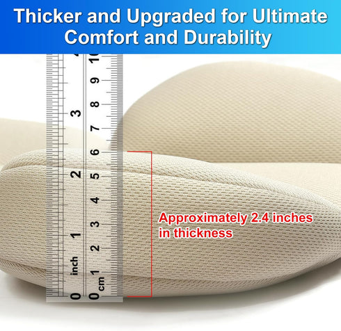 0-3 Infant Car Seat Insert Breathable Head Support for Newborn to Toddler Years, Soft Non-Sticky Baby Car Seat Cushion