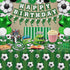 160 Packs Soccer Party Supplies, Boys Sports Theme Birthday Decor, Soccer Plates, Ball Theme Napkins, Serves 40