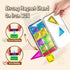 Jollynamy 3-5,Travel -36PCS Mini Magnetic Tiles with Iron Box for Kids Ages Magnet Mini Building Blocks Plane Toys