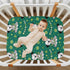KEIGE A23011183 St. Patrick's Day Dog Shamrock Fitted Crib Sheet for Girls and Boys,Soft Breathable Microfiber Baby