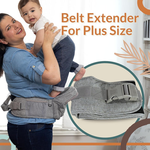Baby Hip Seat Carrier Toddler Ergonomic and Adjustable Baby Carrier Newborn to Toddler with Hip Seat Belt Extender