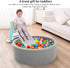 200 Star Ball Pit Balls Hearts for Toddlers, Phthalate Free BPA Free, 7 Bright Colors with Storage Bag