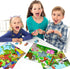 6 Pack Wooden Jigsaw Puzzles for Kids Ages 4-8, 60 Pieces Educational Learning Toys Set for Boys and Girls