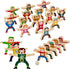 Wooden Stacking Toys, 16Pcs Balancing Building Blocks Game for 3-6 Years Old Kids, Circus Hercules Acrobatic Troupe Toy
