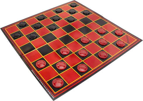 Pressman Chess / Checkers / Backgammon - 3 Games in One with Full Size Staunton Pieces, 15.62 x 8.00 x 1.50 Inches
