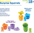 Learning Resources Snap-n-Learn Surprise Squirrels, 15 Pieces, Ages 18 Months+, Fine Motor Skills Educational Toys