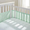 BreathableBaby Breathable Mesh Liner for Full-Size Cribs, Classic 3mm Mesh, Mint Green (Size 4FS)