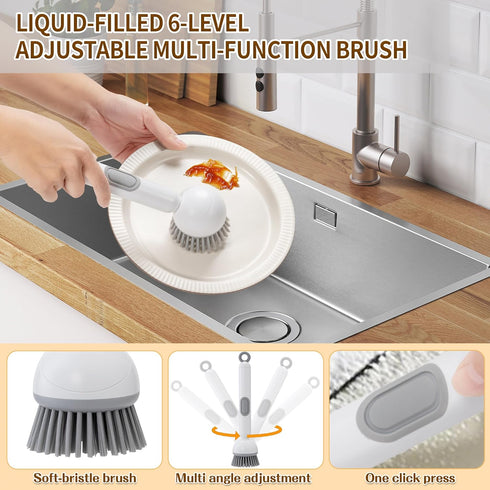 PeiTuSengJin 10-Piece Set 1 6 1 3-in-1 1 1 Bottle Brush Cleaning Multi-Purpose Brush Straw Cleaning Brushes Brush
