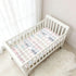 miaozhen 1 Pack 52x28 Cotton Baby Crib Sheets Soft Breathable Manga Whale Plaid Offwhite Toddler Mattresses for Nursery