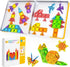 Mini Magnetic Tiles - 56 PCS Travel Magnetic Tiles with Tin, Micro