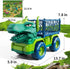 3-5 8 Set TEMI Dinosaur Truck Toys for Kids Years, Tyrannosaurus Transport Car Carrier Truck with Dinosaur Figures