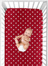 Sets Polka Dot Ladybug Fitted Crib Sheet for Baby and Toddler Bedding by Sweet Jojo Designs - Polka Dot Print