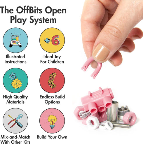Set, 6 7 8 9 10+ The Off Bits JoyBit Build Your Own Robot Toy Construction Educational Easter Gift Ideas STEM