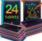Mini LCD Writing Tablet for Kids | 24 Pack 4.5 Inch Mini Drawing Board | Fun Educational Gift for Sketching and Doodling