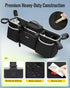 GT2 YOREPEK Heavy Duty Double Stroller Organizer for Bob Duallie, Baby Jogger City Mini and Jeep,Stroller Caddy
