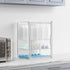 Countertop 3 2 HBlife Baby Bottle Storage Organizer for Cabinet, Tiers Adjustable Clear Acrylic Bottles Storage Station